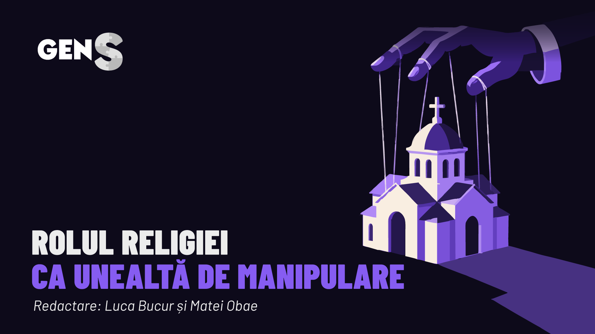 Rolul religiei ca unealtă de manipulare